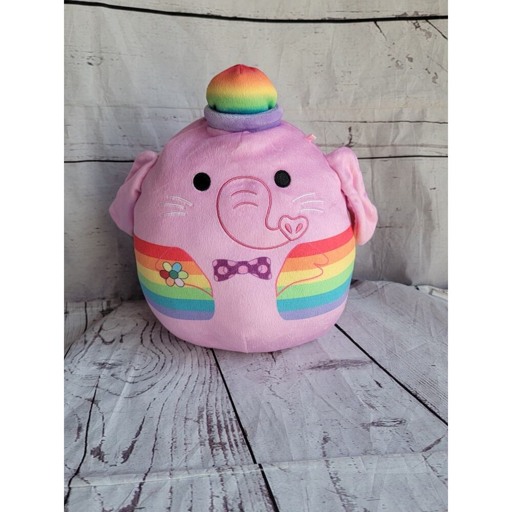 Squishmallow Disney Pride Collection 8in Bing Bong Elephant Stuffed Animal Plush